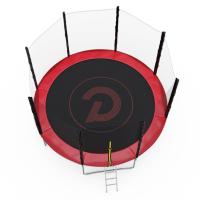 Батут с сеткой DFC PELPO 12ft с лестницей, RED