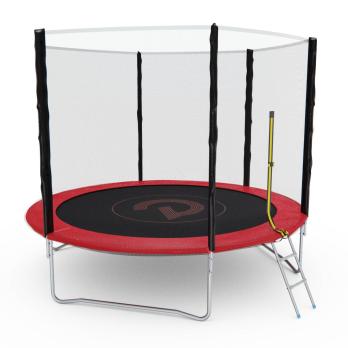 Батут с сеткой DFC PELPO 10ft с лестницей, RED