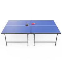 Теннисный стол DFC RQ24002, размер по стандарту ITTF 274 x 152, с сеткой и ракетками
