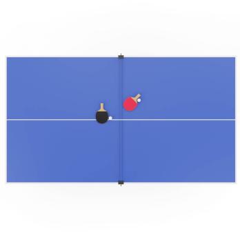 Теннисный стол DFC RQ24002, размер по стандарту ITTF 274 x 152, с сеткой и ракетками