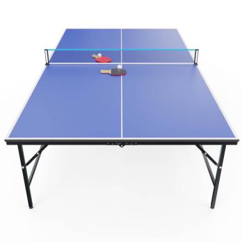 Теннисный стол DFC RQ24002, размер по стандарту ITTF 274 x 152, с сеткой и ракетками