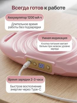 Вибромассажер для шеи, спины и плеч с функцией нагрева DFC VM-SQ-D1P