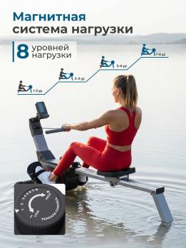 Гребной тренажер DFC PASYOU SQ-RM2405, магнитный