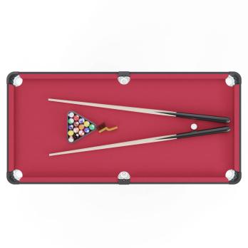 Игровой стол - бильярд DFC 54" 135 x 65 см, красный