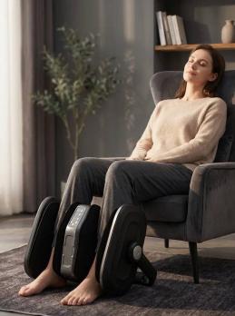 Массажер для ног Meridien, AURA, черный
