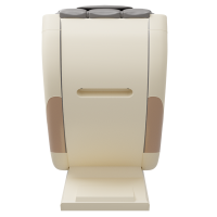Массажное кресло Meridien, HOKKAIDO, белое с серым