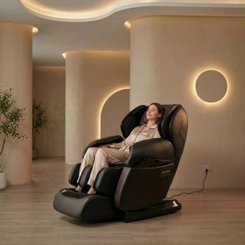 Массажное кресло Meridien Калифорния (Цвет: черный + Коричневый)