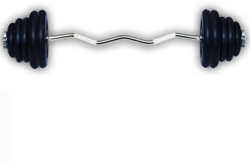 Штанга. EZ образная. Прорезиненная. Вес 35 кг.