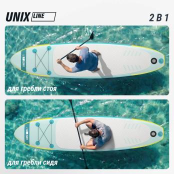 SUP-борд UNIX Line Голубая лагуна / Blue Lagoon (320 см)