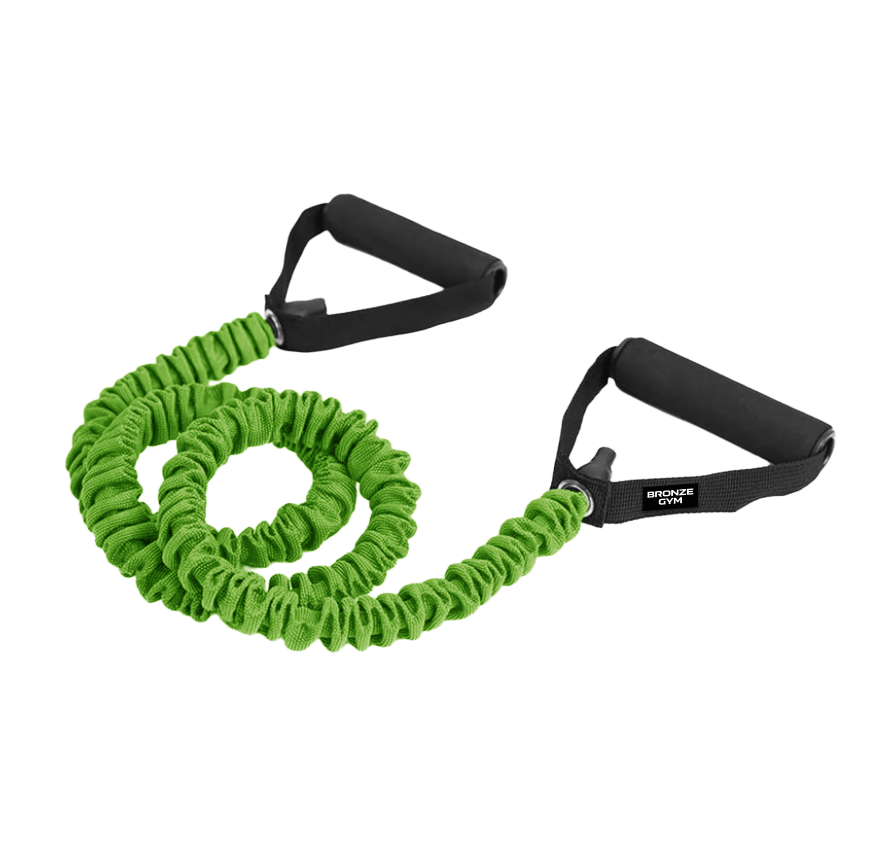 Эспандер трубчатый в рукаве BRONZE GYM,среднее сопр.