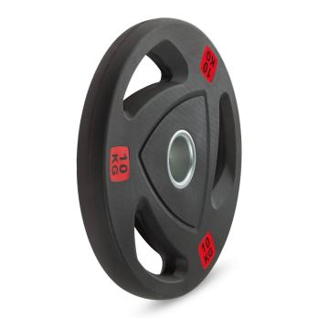 Диск 51 мм. NEO обрезиненный с 3-мя хватами 10 кг, VictoryFit VF-ST51100