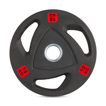 Диск 51 мм. NEO обрезиненный с 3-мя хватами 10 кг, VictoryFit VF-ST51100