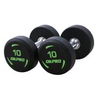 Гантельный ряд полиуретановый 2-20 кг (10 пар) OKPRO OK1036