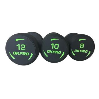 Гантельный ряд полиуретановый 2-20 кг (10 пар) OKPRO OK1036