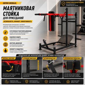 Гакк-присед маятниковый Gymmaster EKF22