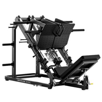 Жим ногами под углом 45 градусов с независимыми платформами BRONZE GYM RAVE RV11