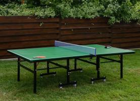 Всепогодный теннисный стол UNIX Line для улицы outdoor 6 мм, зеленый