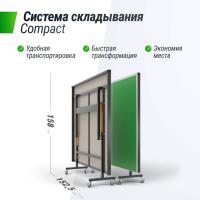 Всепогодный теннисный стол UNIX Line для улицы outdoor 6 мм, зеленый