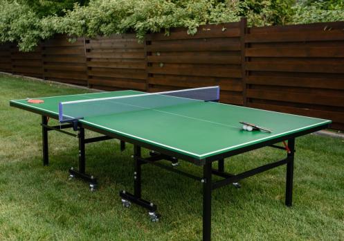 Всепогодный теннисный стол UNIX Line для улицы outdoor 6 мм, зеленый