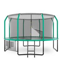 Батут UNIX Line Премиальный с играми / Supreme Game 12 ft (366 см) зеленый