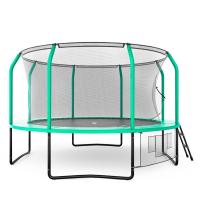 Батут UNIX Line Премиальный с играми / Supreme Game 12 ft (366 см) зеленый