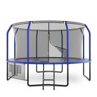 Батут UNIX Line Премиальный с играми / Supreme Game 12 ft (366 см) синий