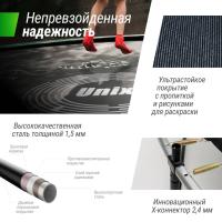 Батут UNIX Line Премиальный с играми / Supreme Game 8 ft (244 см) синий