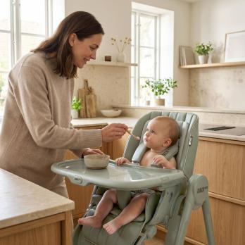 Стул для кормления UNIX Kids Torino зеленый