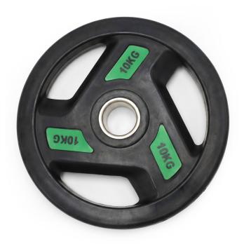 Диск обрезиненный c хватом UNIX Fit PRO 10 кг, 51 мм, 1 шт.