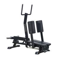 Разведение ног стоя на свободных весах Gymleco 062