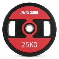 Диск уретановый c хватом UNIX Fit PRO 25 кг, 51 мм, 1 шт.