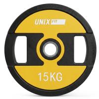 Набор дисков уретановых с хватом UNIX Fit PRO от 2,5 до 25 кг, 6 шт.