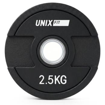 Набор дисков уретановых с хватом UNIX Fit PRO от 2,5 до 25 кг, 6 шт.