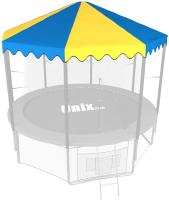 Крыша для батута UNIX Line 8 ft (244 см) синий, жёлтый