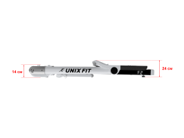Беговая дорожка UNIX Fit Hi-tech F2 арктический лед