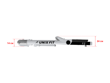 Беговая дорожка UNIX Fit Hi-tech F2 арктический лед