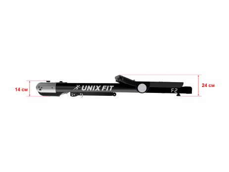 Беговая дорожка UNIX Fit Hi-tech F2 тёмная буря