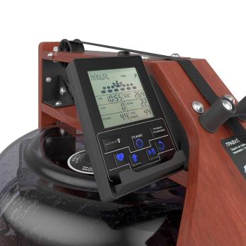 Гребной тренажер UNIX Fit тёмное дерево / Wood Rower Dark