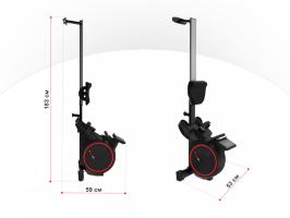 Гребной тренажер UNIX Fit механическая нагрузка / Techno Rower 410