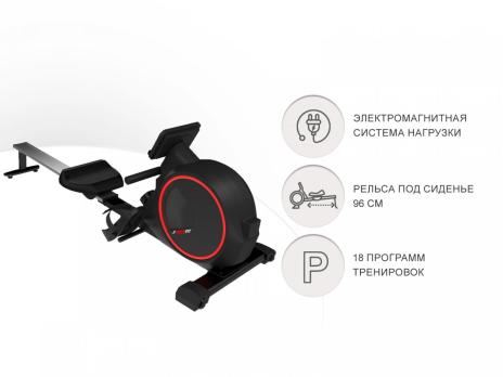 Гребной тренажер UNIX Fit электронная нагрузка / Techno Rower 410E