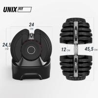 Гантель со ступенчатой регулировкой UNIX Fit 40 кг