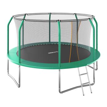 Батут UNIX Line Премиальный / Supreme Basic 12 ft (366 см) зеленый